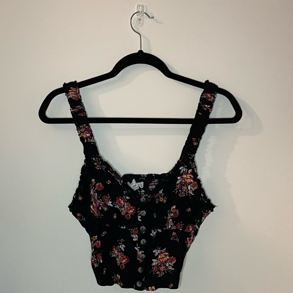 Full Tilt floral crop top